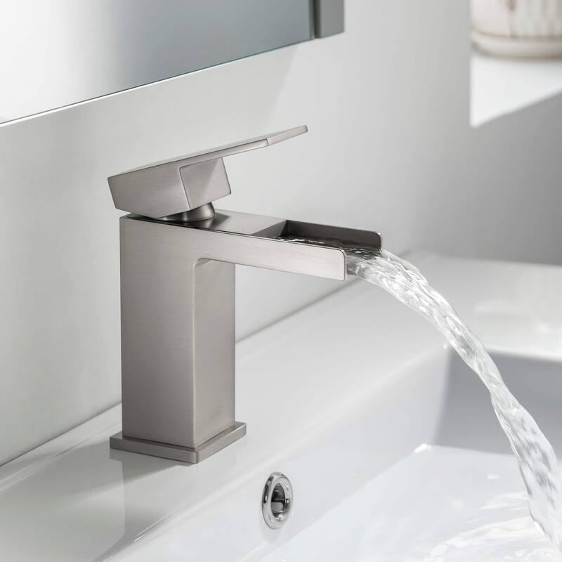 Waterfall Single Handle Bathroom Vanity Sink Faucet
