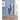 Sleek Metal Valet Stand with Wood Shelf