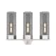 Option Plated Smoke Glass / Satin Nickel