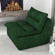 preview thumbnail 21 of 29, Modern Comfy Fabric Lazy Floor Sofa Lounge Chair Bean Bag Couch（5 Colors）