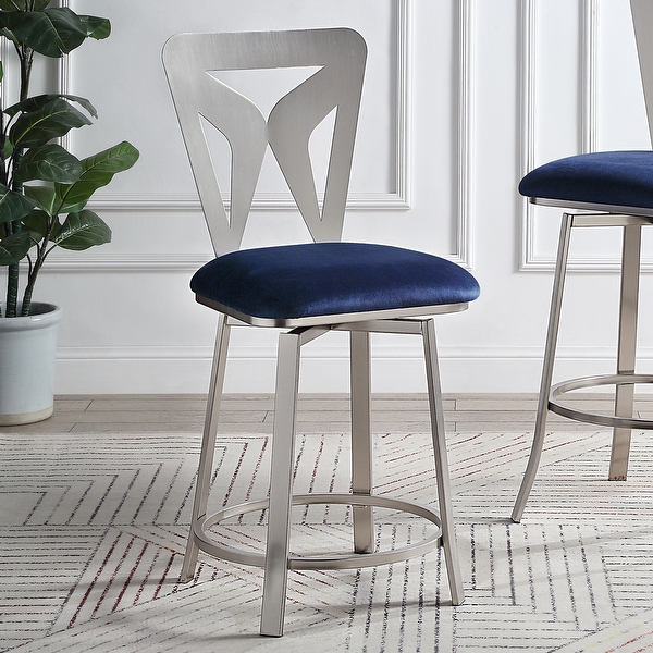 Blue and white bar stools 2025