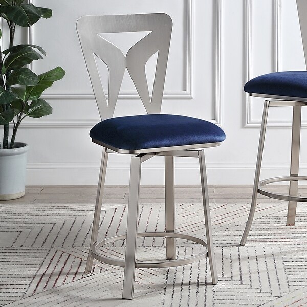 Blue and white bar stools sales
