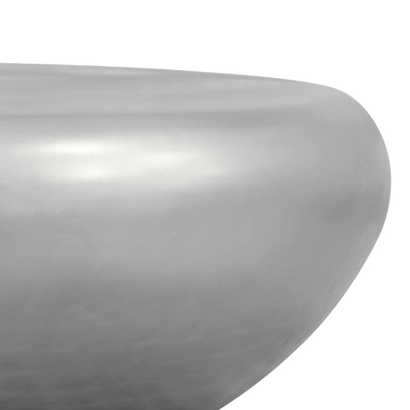 Pasargad Home Helios Drum Shape Coffee Table - W39" x D34.5" x H14.5"