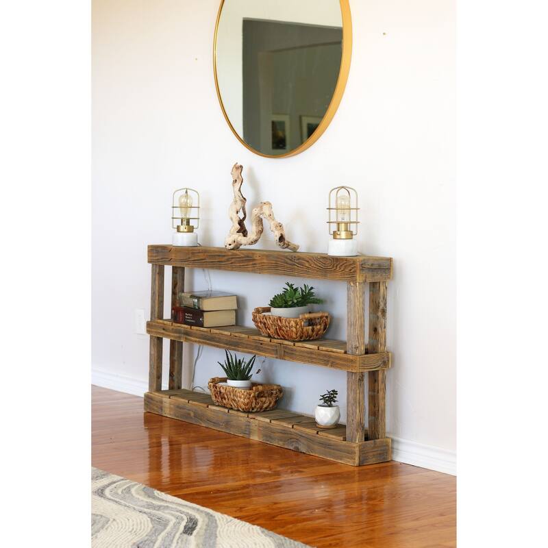 Natural 60" Single Top Three Tier