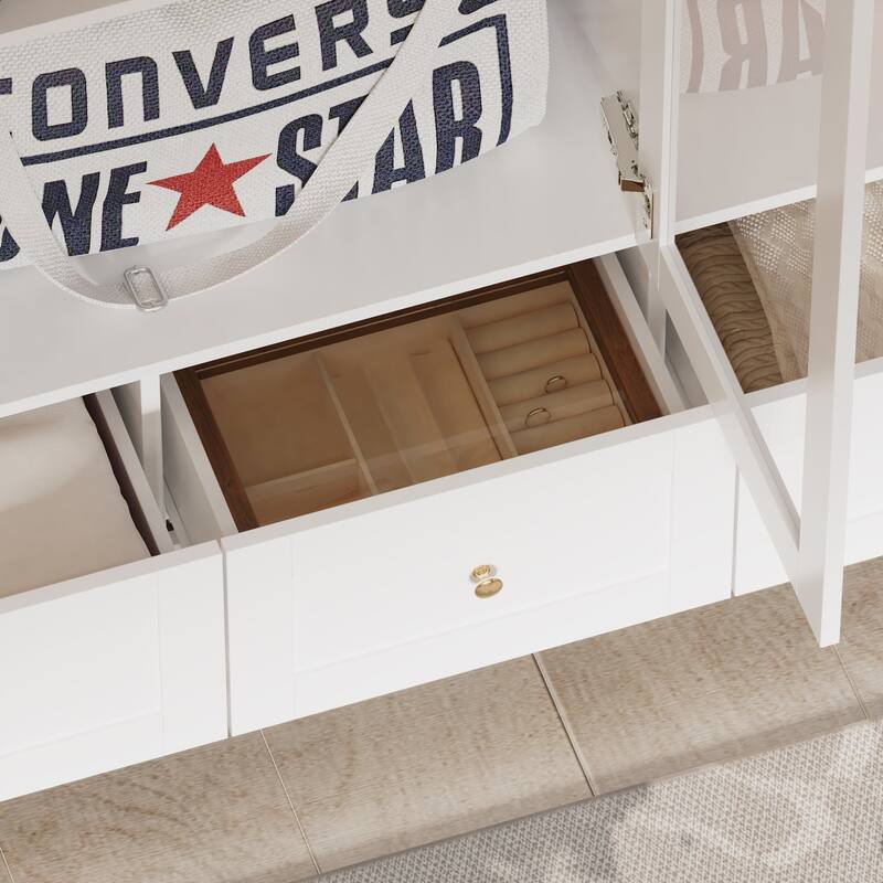 Chic Modular Closet System Wardrobe Units Armoires Home Organization