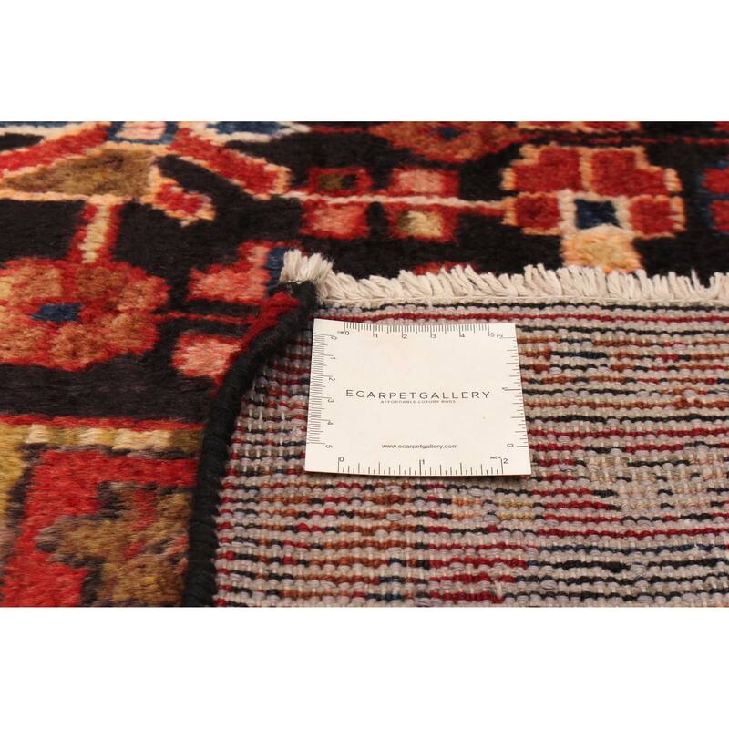 ECARPETGALLERY Hand-knotted Andelz Black Wool Rug - 4'5 x 7'10