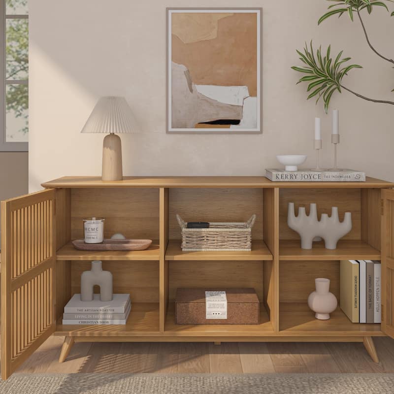 Plank and Beam Mid-Century Modern 2-Door Sideboard/TV Stand
