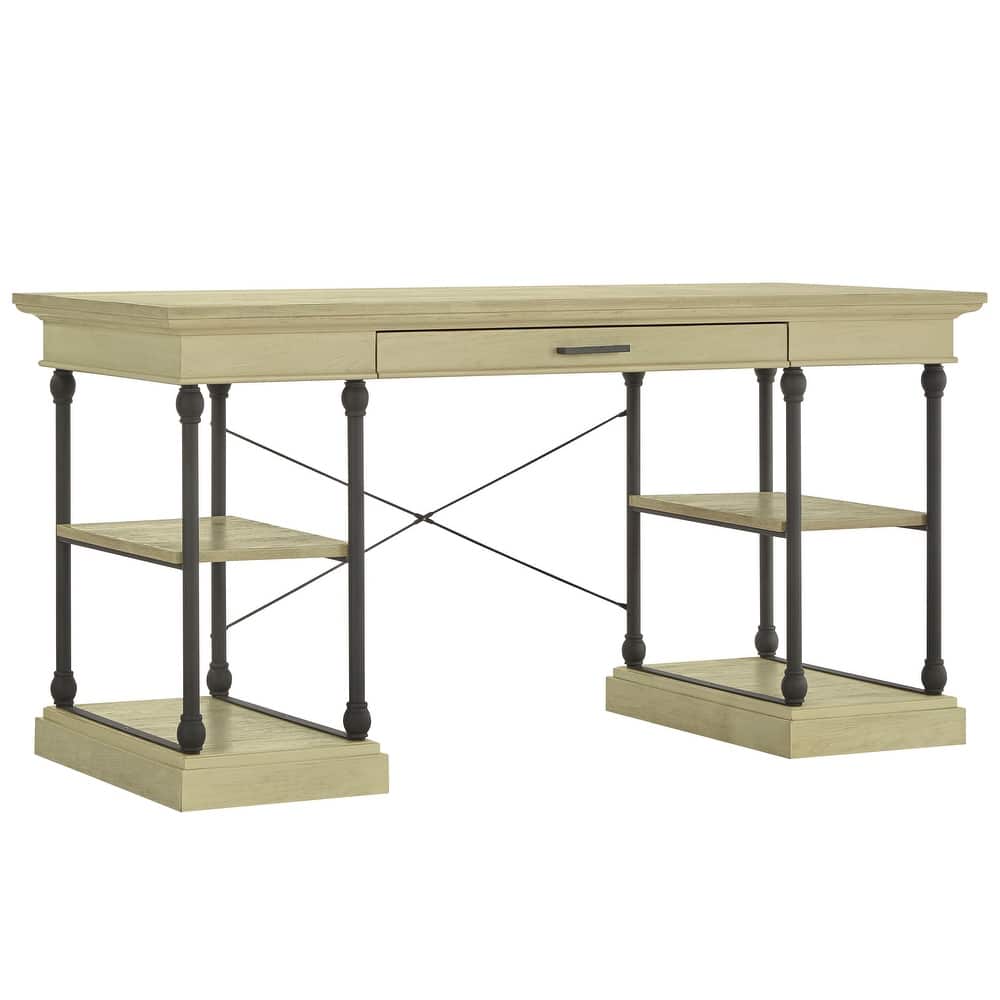 Barnstone Cornice 1-drawer Storage Writing Desk by iNSPIRE Q Artisan