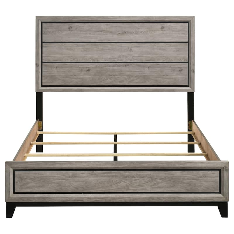 Watson Transitional Wood Panel Bed