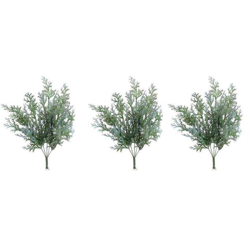 20"H Faux Fern Bush Fall Autumn Decoration - N/A