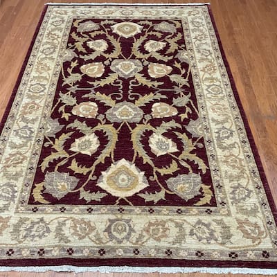 HERAT ORIENTAL Handmade Oushak Wool Rug - 5'8" x 8'9"