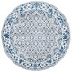 preview thumbnail 43 of 66, SAFAVIEH Brentwood Dile Oriental Damask Trellis Rug 6'7" Round - Grey/Blue - Round