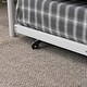 preview thumbnail 30 of 29, Twin Over Twin Bunk Bed with Trundle, Metal Bunk Bed with Two Side Ladder and Guardrails
