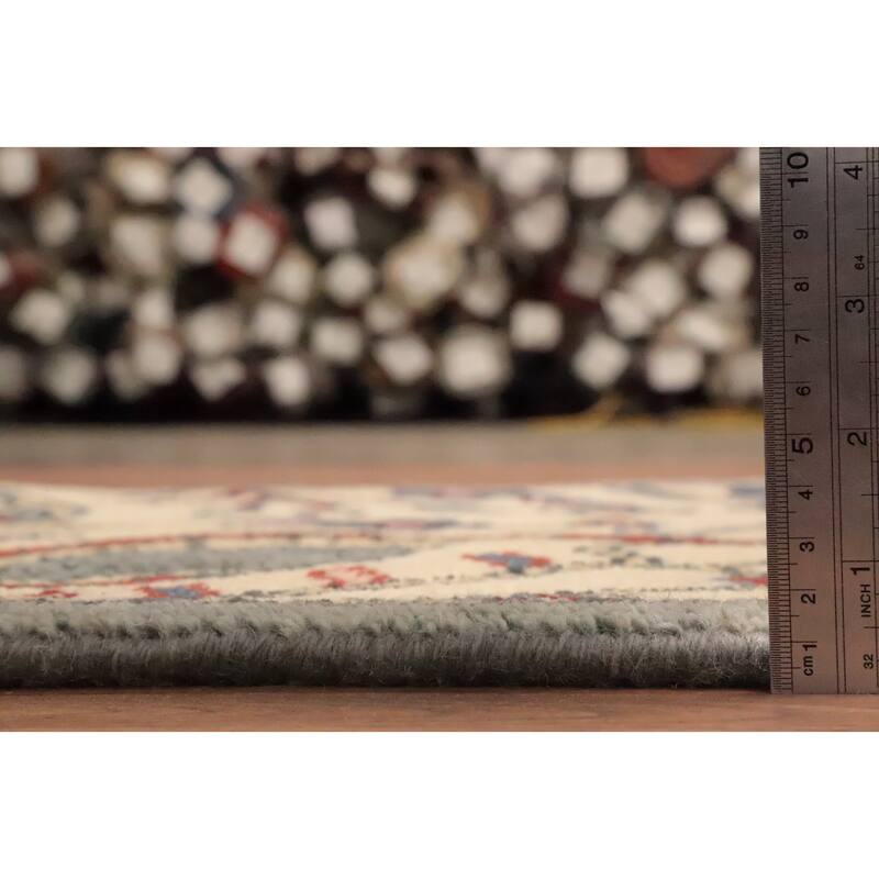 Hand Knotted Oriental 100% Wool Carpet Traditional Animal Pictorial Beige & Ivories Ziegler Area Rug - 3' 0'' X 2' 0''