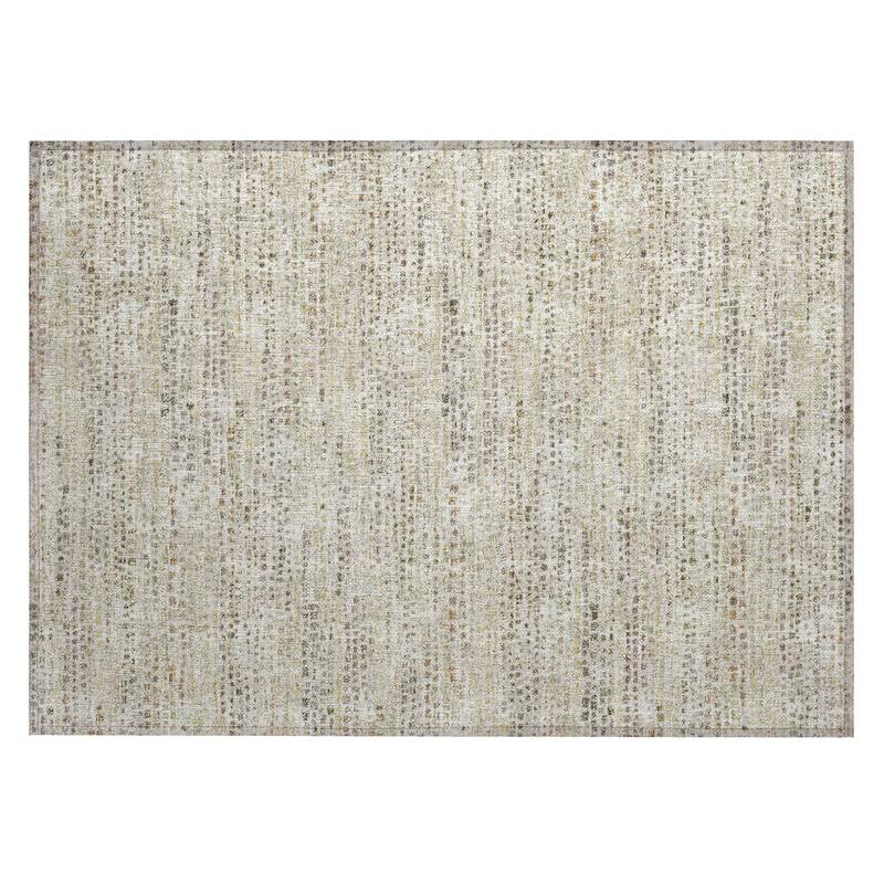 Machine Washable Indoor/ Outdoor Casual Kersey Chantille Rug