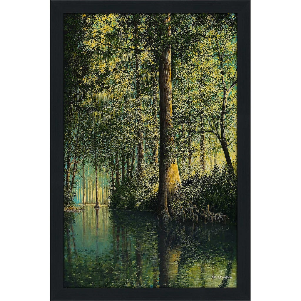 "Peaceful River (Vertical)" Print on Acrylic
