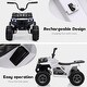 preview thumbnail 4 of 4, Kids Ride On ATV w/Remote Control 2 Speeds White