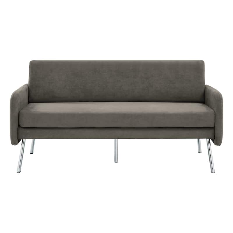Lounge Sofa with Chrome Legs