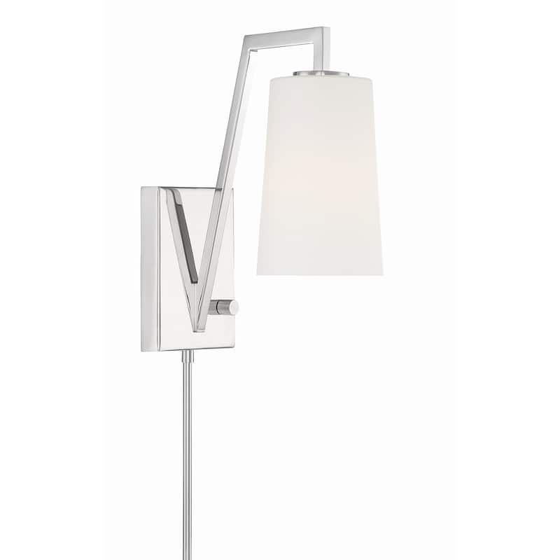 Crystorama Lighting Group AVO-B4201 Avon 12" Tall Wall Sconce - Polished Nickel