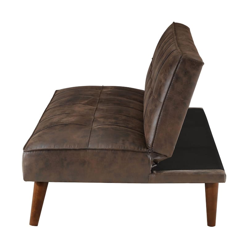 Ralston Upholstered Tufted Convertible Sofa Bed