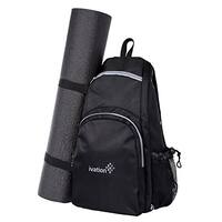 Ivation Yoga Mat Backpack Multi Purpose Crossbody Sling for Gym, Beach, Hiking or Travel