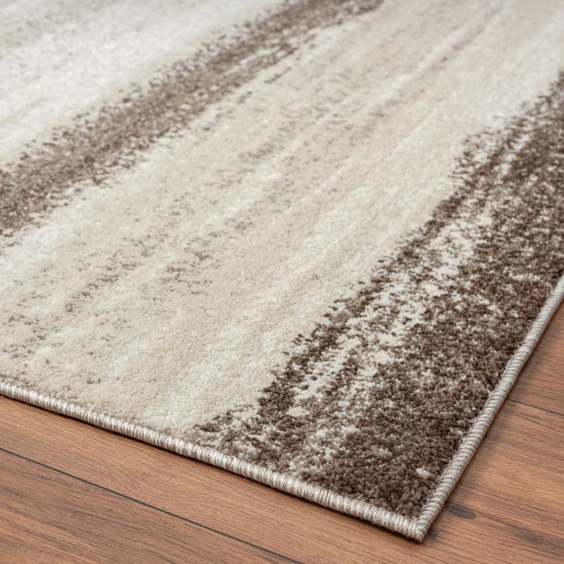 Luxe Weavers Modern Abstract Stripe Area Rug