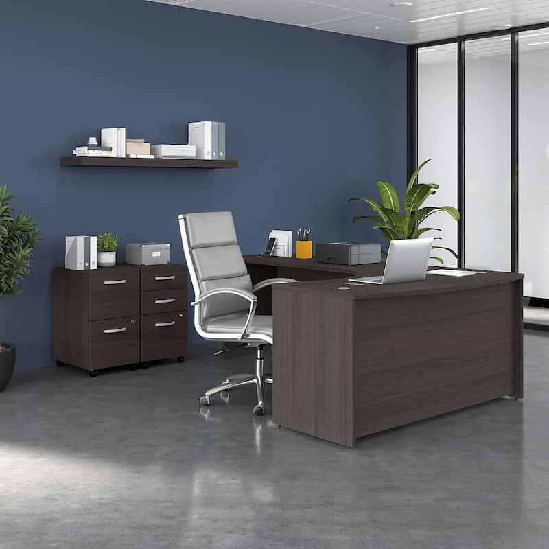Studio C 60W Left Handed L-Bow Desk Shell by Bush Business Furniture