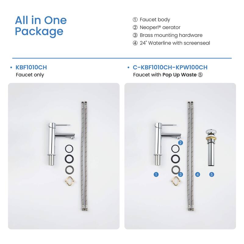 Luxury Single Hole Bathroom Faucet