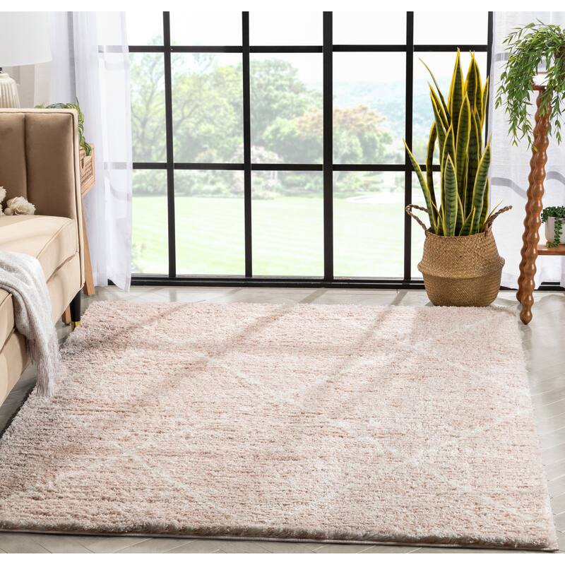 Well Woven Celeste Aviero Moroccan Diamond Pattern Area Rug