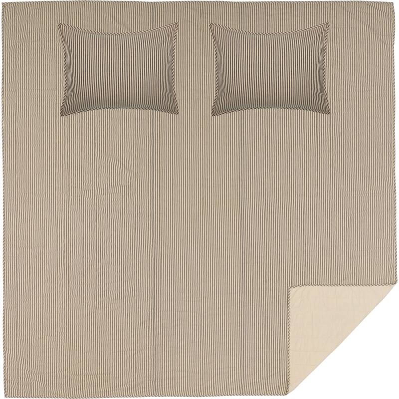 Sawyer Mill Cotton Stripe Quilt Set