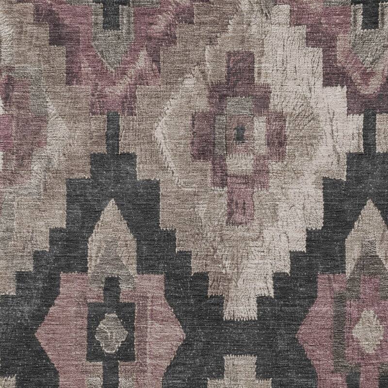HomeRoots Aztec Transitional Rectangle Outdoor Rug