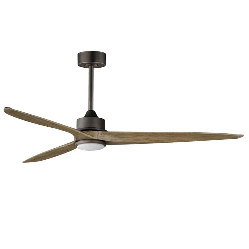 Maxim 88834 Woodwind 80" 3 Blade Indoor LED Ceiling Fan - Charcoal Bronze