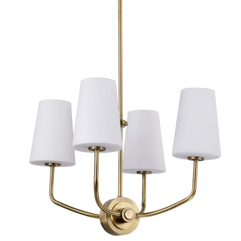 Nuvo Lighting 60/7884 Cordello 4 Light 16" Wide Chandelier - Vintage Brass