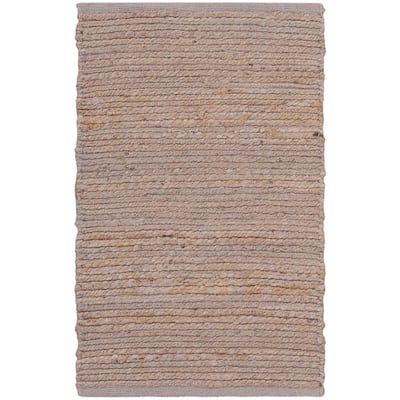 Nourison Natural Jute Indoor only Solid Area Rug