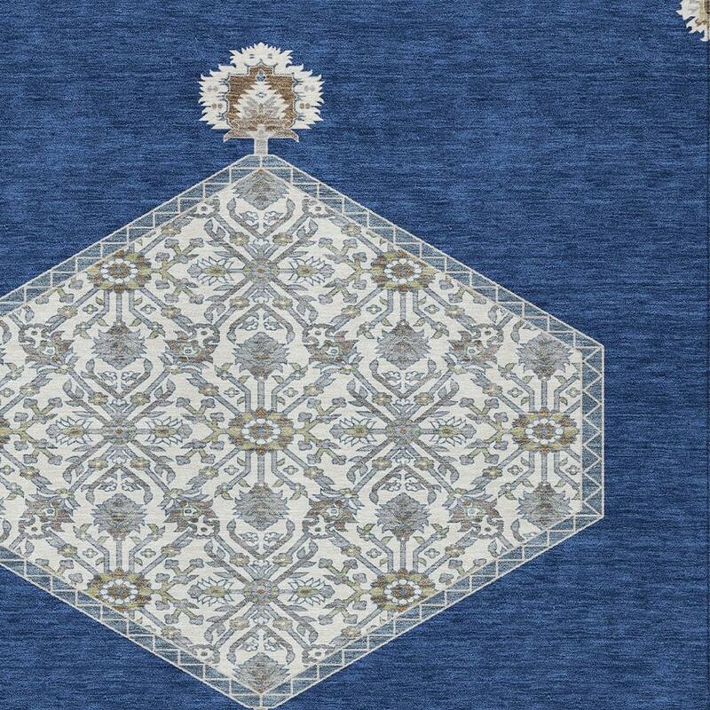 HomeRoots Oriental Traditional Rectangle Outdoor Rug