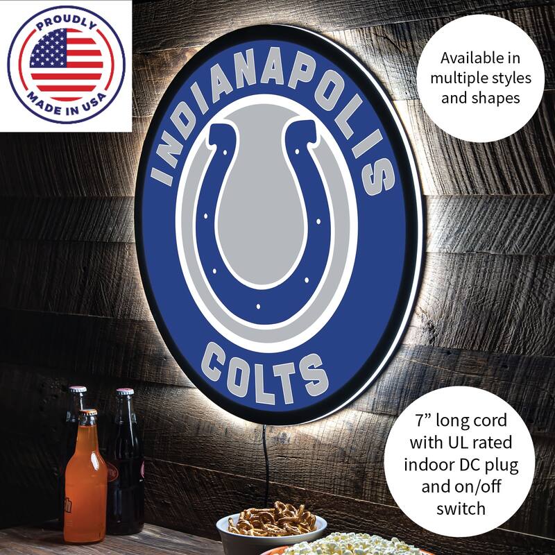 Indianapolis Colts LED Lighted Sign