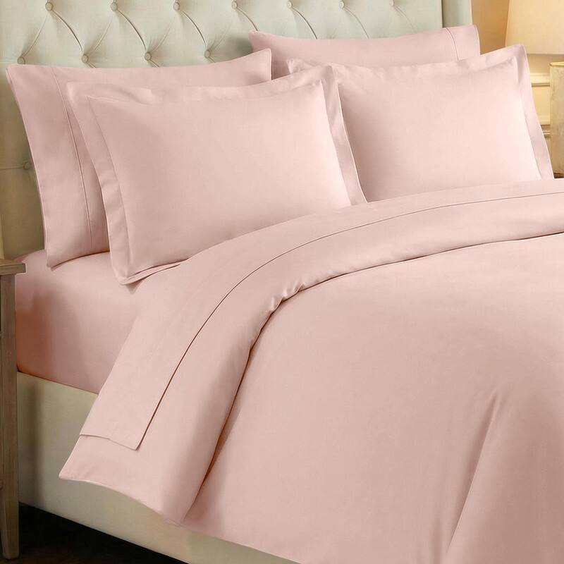 Superior 700 Thread Count Solid 3 Piece 100-percent Egyptian Cotton Duvet Cover Set