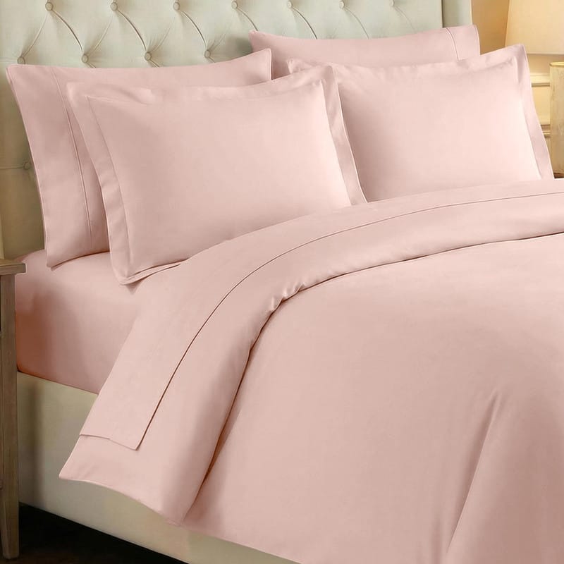 Superior 700 Thread Count Solid 3 Piece 100-percent Egyptian Cotton Duvet Cover Set