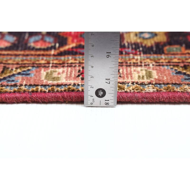 ECARPETGALLERY Hand-knotted Antalya Vintage Red Wool Rug - 6'6 x 9'3