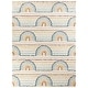 preview thumbnail 7 of 43, Mod-Tod Hailey Kids Rainbow Print Shag Berber Area Rug