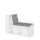 preview thumbnail 29 of 44, RiverRidge Kids Reading Nook Cushioned Toy Storage Bench with Cubby Organizers with Optional Fabric Bins- White