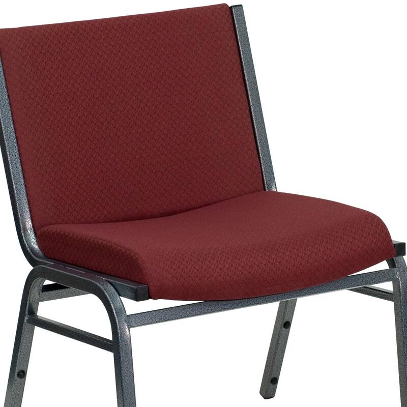 2 Pack Big & Tall 1000 lb. Rated Fabric Stack Chair