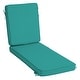 preview thumbnail 45 of 82, Arden Selections ProFoam 2-piece Chaise Acrylic Lounge Cushion Set 72 L x 21 W in - Light Blue