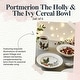 preview thumbnail 2 of 6, Portmeirion Set of 6 Holly and Ivy Cereal Bowls - 6.5 inch