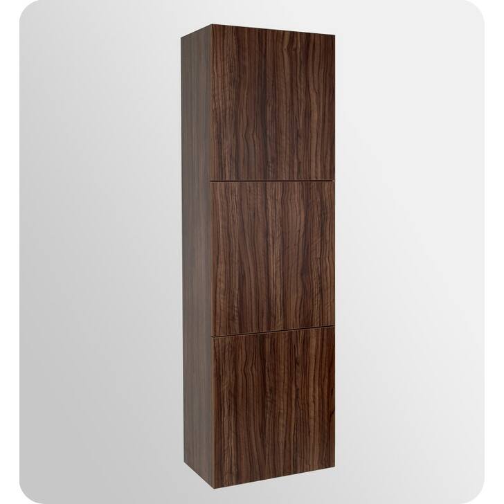 Fresca 59" Freestanding Bathroom Linen Cabinet with Three Storage