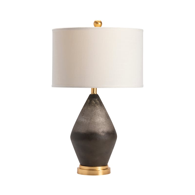 Tange 28" Black Stone Table Lamp - 28'' H x 16'' W x 16'' D
