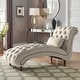 preview thumbnail 3 of 46, Knightsbridge Tufted Oversized Chaise Lounge by iNSPIRE Q Artisan