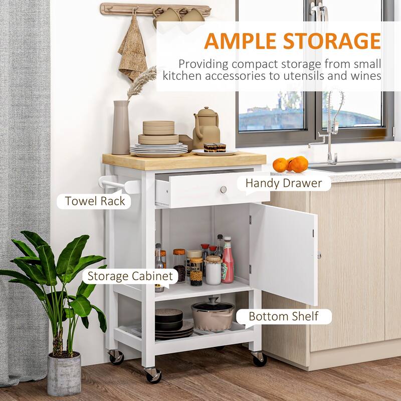 Utility Kitchen Cart(no include stool)