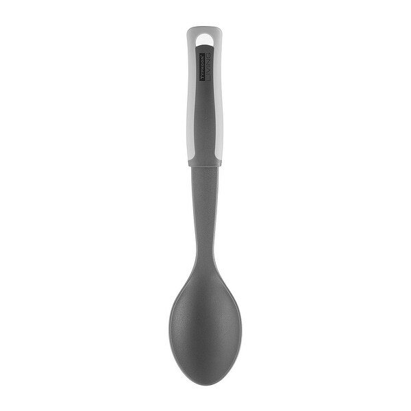 Download Shop Your Choice Kitchen Two Tone Collection Grey Solid Spoon, Soft-grip Nylon Handle With a ...