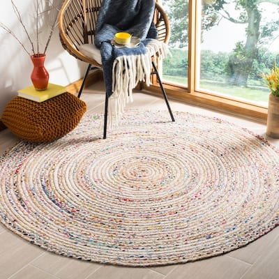 SAFAVIEH Handmade Cape Cod Marget Boho Coastal Jute Rug